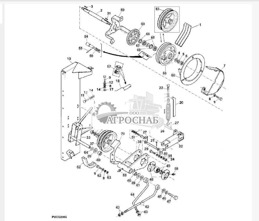 Соломоизмельчитель — привод 